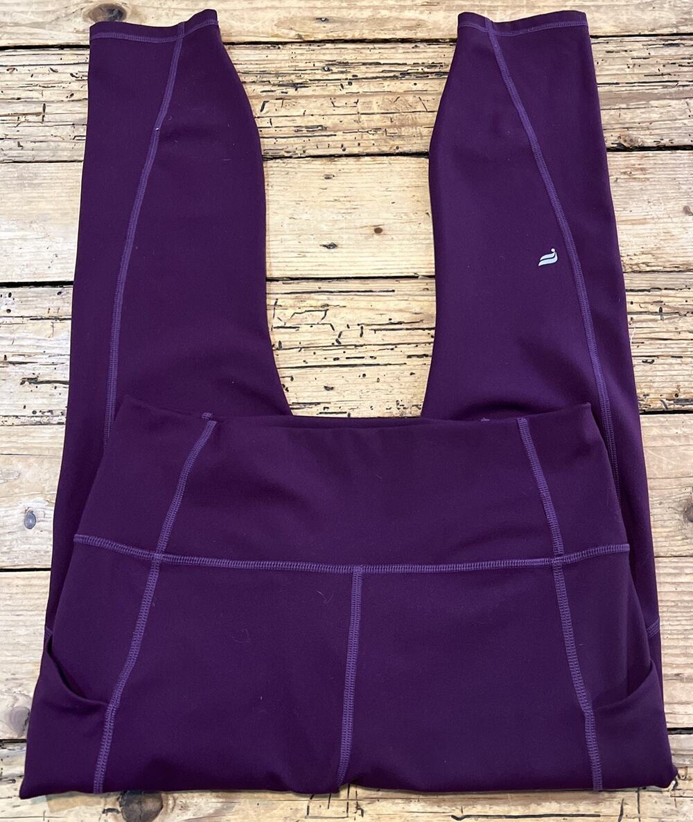 Preluxe Made By Fabletics Women’s Size S? Burgundy Oasis 7/8 Leggings